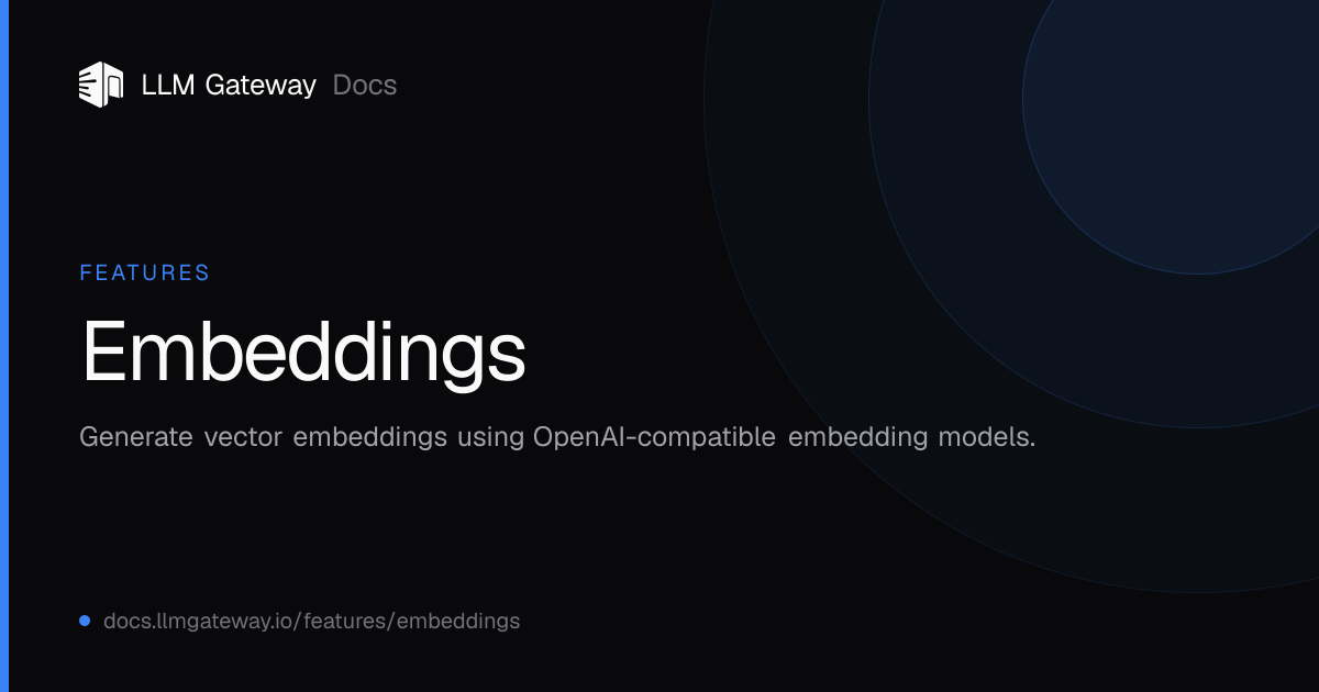 Embeddings