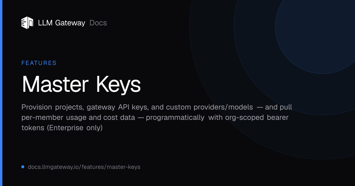 Key Master Reader Master Keys