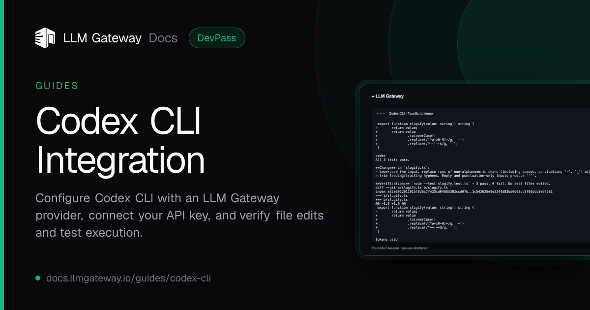 Codex CLI Integration