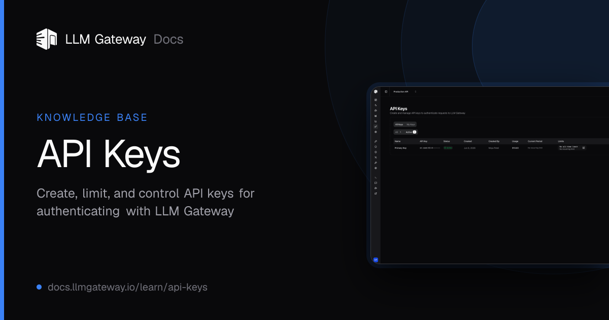 API Keys