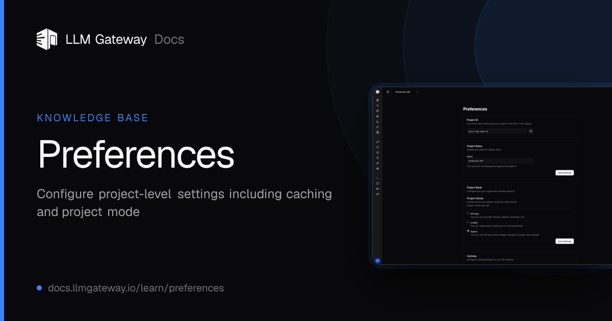 Preferences