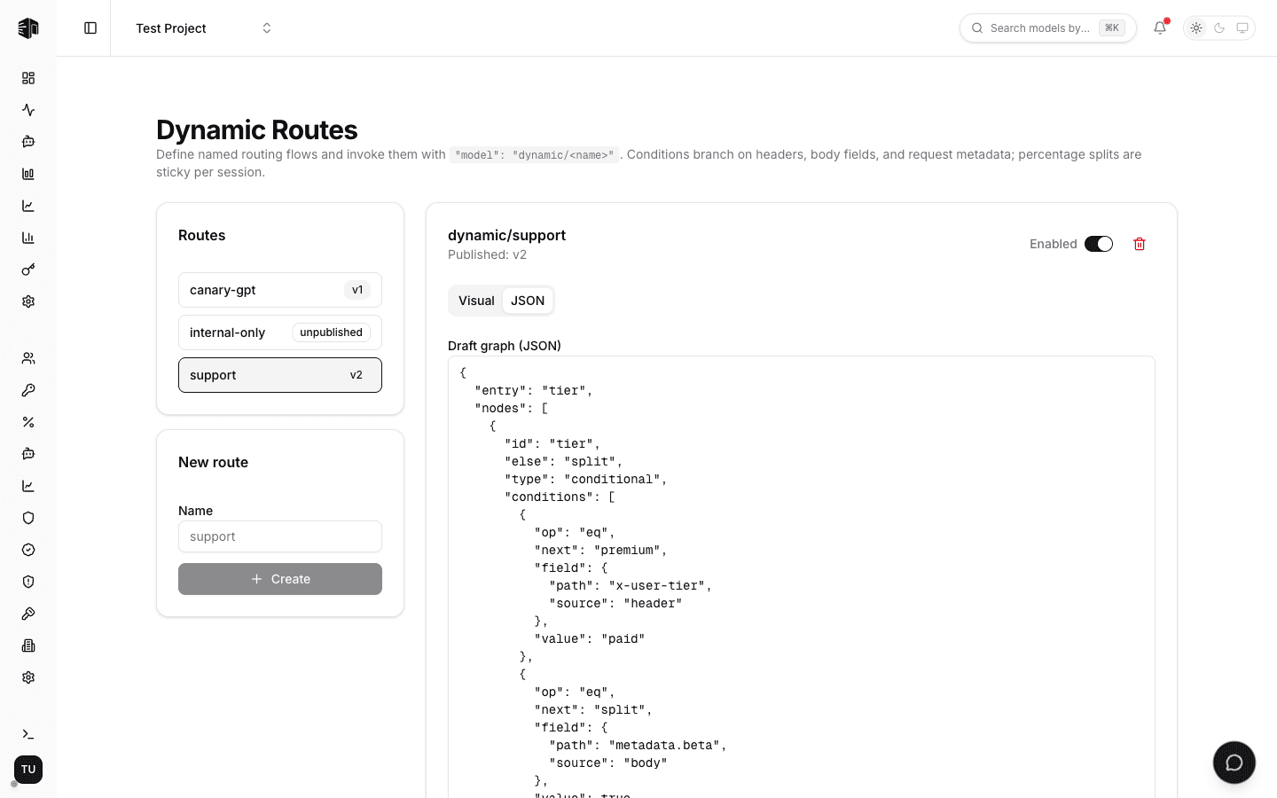 JSON editor